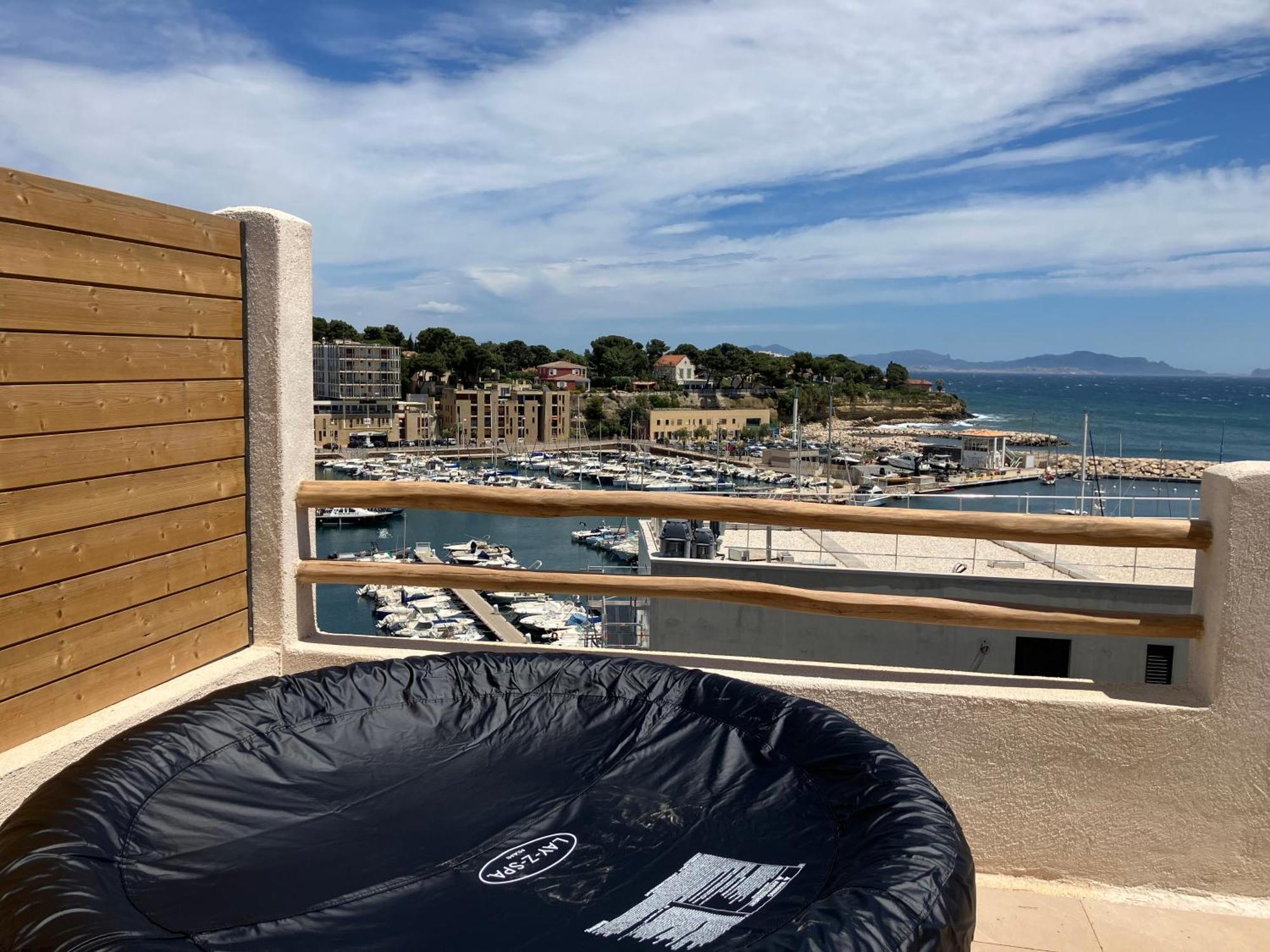 Apartmán T2 Vue Sur Le Port Jacuzzi Terrasse Et Parking Carry-le-Rouet Exteriér fotografie